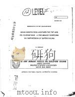 GRAIN MODIFICATION ADDITIVES FOR TNT AND ITS COMPOSITIONS.A PRELIMINARY SCREENING VIA SUPPRESSION OF PDF电子版封面 S.PORTNOY