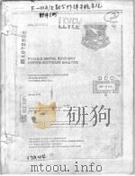 F-111A/EDIGITAL BOMB-NAV SYSTEM SOFTWARE ANALYSIS PDF电子版封面