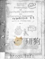 PROCEEDINGS OF THE PACIFIC CONFERENCE ON OPERATIONS RESEARCH VOL.1（ PDF版）