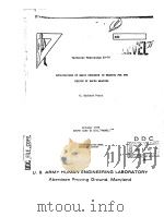 IMPLICATIONS OF BASIC RESEARCH IN HEARING FOR THE DESIGN OF SAFER WEAPONS PDF电子版封面