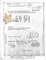 THE KINETICS AND SPECTROSCOPY OF AIRCRAFT AND ROCKET PLUME CONSTITUENTS PDF电子版封面 DR.F.P.TULLY DR.A.R.RAVISHANK