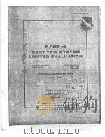F/RF-4 DART TOW SYSTEM LIMITED EVALUATION PDF电子版封面 JOHNSTONE ROBERT D. GENTRY JE