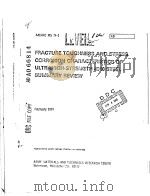 FRACTURE TOUGHNESS AND STRESS CORROSION CHARACTERISTICS OF ULTRAHIGH-STRENGTH 4340 STEEL-SUMMARY REV（ PDF版）