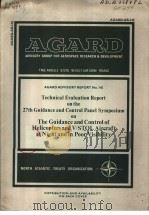 AGARD ADVISORY REPORT NO.142 TECHNICAL EVALUATION REPORT ON THE 27TH GUIDANCE AND CONTROL PANEL SYMP PDF电子版封面