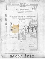 THE FLEXURAL RESPONSE OF A SUBMERGED OF FLOATING BODY TO AN UNDERWATER EXPLOSION PART 1-THEORY PDF电子版封面