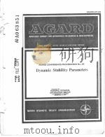 DYNAMIC STABILITY PARAMETERS NOVEMBER 1978 PDF电子版封面