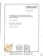 INVESTIGATION OF THERMOPLASTIC ELASTOMERS AS PROPELLANT BINDERS (FINAL REPORT)（ PDF版）
