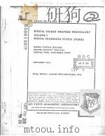 DIGITAL GUIDED WEAPONS TECHNOLOGY VOLUME 1:DIGITAL PROCESSOR SYSTEM STUDIES（ PDF版）