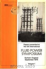 5TH INTERNATIONAL FLUID POWER SYMPOSIUM THE COMPUTER-AIDED ASSEMBLY OF A MODULAR HYDRAULIC SYSTEM PDF电子版封面 G.A.PARKER P.H.TAN