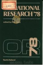 OPERATIONAL RESEARCH'78 1979 PDF电子版封面 0444852301 K.B.HALEY