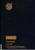 PROCEEDINGS OF THE THIRTEENTH ANNUAL TECHNICAL CONFERENCE（ PDF版）
