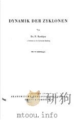 DYNAMIK DER ZYKLONEN PDF电子版封面 P.RAETHJEN