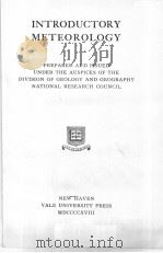 INTRODUCTORY METEOROLOGY PDF电子版封面