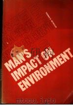 MAN'S IMPACT ON ENVIRONMENT PDF电子版封面 THOMAS R.DETWYLER