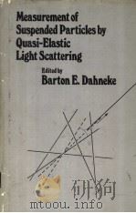 MEASUREMENT OF SUSPENDED PARTICLES BY QUASI-ELASTIC LIGHT SCATTERING（ PDF版）