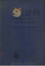 NUCLEAR MEASURING INSTRUMENTS TECHNICAL INFORMATION PDF电子版封面