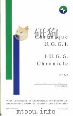 CHRONIQUE U.G.G.I. I.U.G.G. CHRONICLE NO.228 PDF电子版封面 2879770386