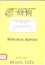GENERATION OF ENERGETIC ELECTRONS BY ELECTRON CYCLOTRON HEATING IN A MAGNETIC MIRROR FIELD PDF电子版封面