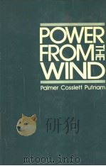 POWER FROM THE WIND PALMER COSSLETT PUTNAM PDF电子版封面 0442266502
