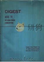 DIGEST IEEE 1971 INTERNATIONAL CONVENTION（ PDF版）