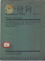 PROCEEDINGS OF THE 1960 CONFERENCE ON THE PROPAGATION OF E.L.F.RADIO WAVES（ PDF版）