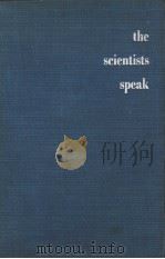 THE SCIENTISTS SPEAK（ PDF版）