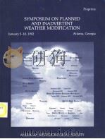 SYMPOSIUM ON PLANNED AND INADVERTENT WEATHER MODIFICATION PDF电子版封面