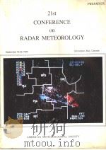 21ST CONFERENCE ON RADAR METEOROLOGY PDF电子版封面