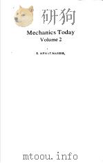 MECHANICS TODAY VOLUME 2 PDF电子版封面 0080181139 S.NEMAT-NASSER