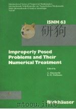 IMPROPERLY POSED PROBLEMS AND THEIR NUMERICAL TREATMENT PDF电子版封面 3764315385 G.HAMMERLIN K.-H.HOFFMANN