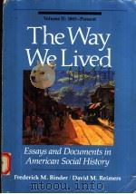THE WAY WE LIVED  VOLUME 2（1988年 PDF版）