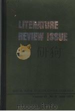 LITERATURE REVIEW ISSUE VOLUME 47 NO.6 PDF电子版封面