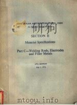 ASME BOILER AND PRESSURE VESSEL CODE AN ANMERICAN NATIONAL STANDARD SECTION 2 MATERIAL SPECIFICATIO 1974 PDF电子版封面