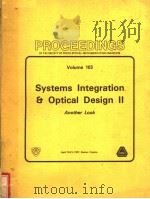 PROCEEDINGS OF THE SOCIETY OF PHOTO-OPTICAL INSTRUMENTATION ENGINEERS  VOLUME 103  SYSTEMS INTEGRATI（ PDF版）