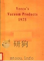 VEECO'S VACUUM PRODUCTS 1975 PDF电子版封面