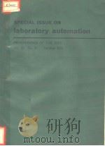 SPECIAL ISSUE ON LABORATORY AUTOMATION PROCEEDINGS OF THE IEEE VOL.63 NO.10 PDF电子版封面