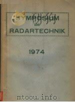 SYMPOSIUM UBER RADARTECHNIK 1974（ PDF版）