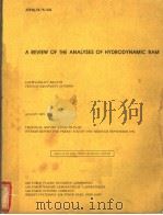 A REVIEW OF THE ANALYSES OF HYDRODYNAMIC RAM PDF电子版封面 PHILIP F.FRY