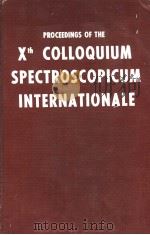 PROCEEDINGS OF THE 10TH COLLOQUIUM SPECTROSCOPICUM INTERNATIONALE（ PDF版）