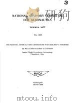 PROVISIONAL SYMBOLS AND DEFINITIONS FOR AIRCRAFT TURBINES PDF电子版封面