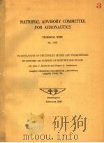 CALCULATION OF UNCOUPLED MODES AND FREQUENCIES IN BENDING OR TORSION OF NONUNIFORM BEAMS PDF电子版封面 JOHN C.HOUBOLT AND ROGER A.AND