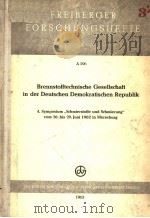 FREIBERGER FORSCHUNGSHEFTE A 296 1962 PDF电子版封面