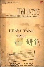 HEAVY TANK T26E3 1945 PDF电子版封面