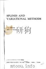 SPLINES AND VARIATIONAL METHODS（ PDF版）
