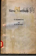 SIEVE METHODS PDF电子版封面 0123182506 H.HALBERSTAM H.E.RICHERT