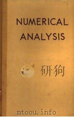 NUMERICAL ANALYSIS PDF电子版封面 JOHN H.CURTISS