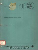 NOAA TECHNICAL MEMORANDUM NESS 53  CATALOG OF OPERATIONAL SATELLITE PRODUCTS     PDF电子版封面    EUGENE R.HOPPE 