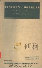 LINCOLN DOUGLAS THE WEATHER AS DESTINY 1943 PDF电子版封面