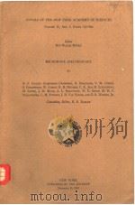 ANNALS OF NEW YORK ACADEMY OF SCIENCES 1952 PDF电子版封面 B.P.DAILEY