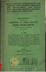 HEARINGS BEFORE THE COMMITTEE ON ARMED SERVICES UNITED STATES SENATE NINETY-FIFTH CONGRESS FIRST SES（ PDF版）